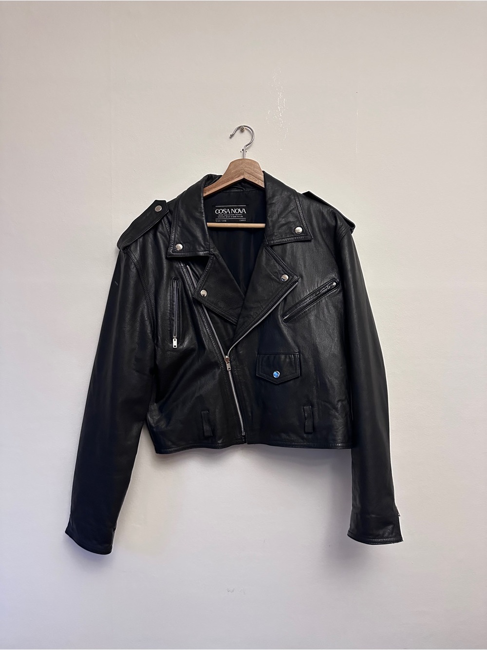 Vintage Leather Motorcycle Jacket